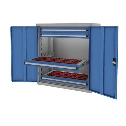 Armadio porta-attrezzi - FG-3018 - ChengDu SanJi Technology Co.,LTD - a pavimento / a cassetti / con 2 sportelli