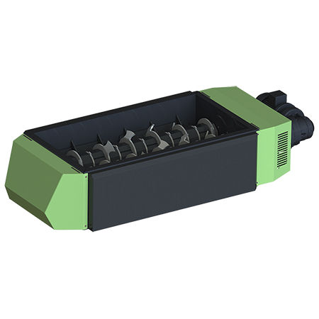 Trituratore a 2 alberi - P 130 - Robust d.o.o. - per legno / per rifiuti / in plastica