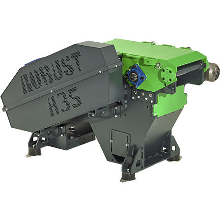 Trituratore monoalbero - H 35 - Robust d.o.o. - per legno / per rifiuti / robusto