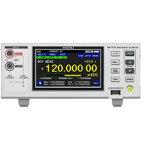 Voltmetro digitale - DM727 series - HIOKI EUROPE GmbH - fisso / DC
