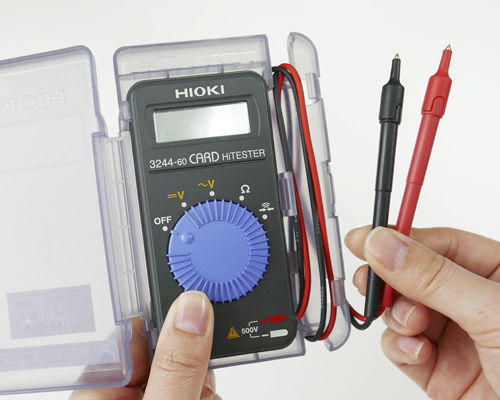 Multimetro digitale - CARD HiTESTER 3244-60 - HIOKI EUROPE GmbH - portatile / tascabile / 600 V