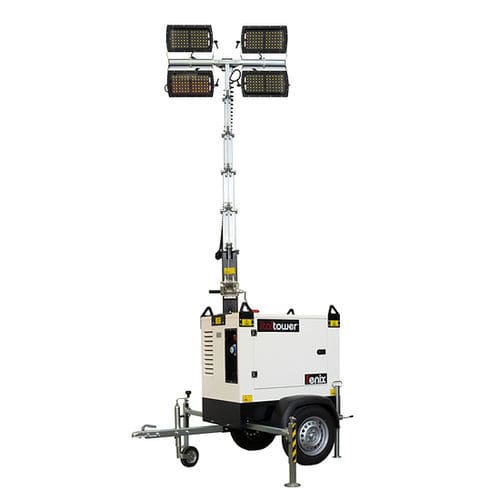 Torre faro LED - Fenix - italtower.como - con motore diesel