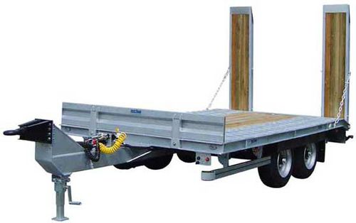 Rimorchio porta-attrezzi - PE 46  FA series  - ECIM Remorques - per attrezzatura industriale / da cantiere / per veicolo