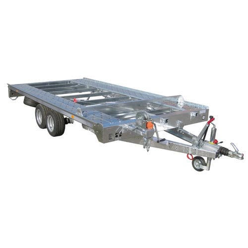 Rimorchio per auto - PV PRO series  - ECIM Remorques - a 2 assi / con frenatura idraulica