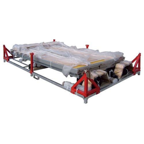 Rimorchio a pianale - AC 35 TA 075 SF - ECIM Remorques - per unità di calcestruzzo prefabbricato / a un asse