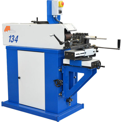 Scantonatrice ad angolo variabile - 134 - GECAM SRL - di tubi / con banda abrasiva