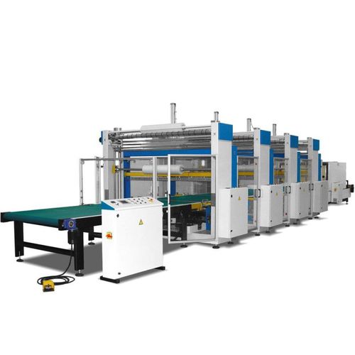 Fardellatrice interamente automatica - COMBO  - CONSTRUCCIONES METÁLICAS J BARBERAN, SA - per legno / per mobile / per prodotti in ceramica