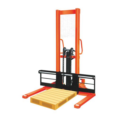 Accatastatore manuale - CTY-EW - Niuli Machinery Manufacture Co., Ltd. - con longheroni a cornice