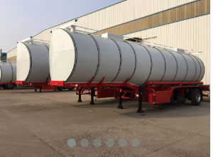 Semirimorchio per contenitore - CLW582E - CLW GROUP - per cemento / a 3 assi / trainato