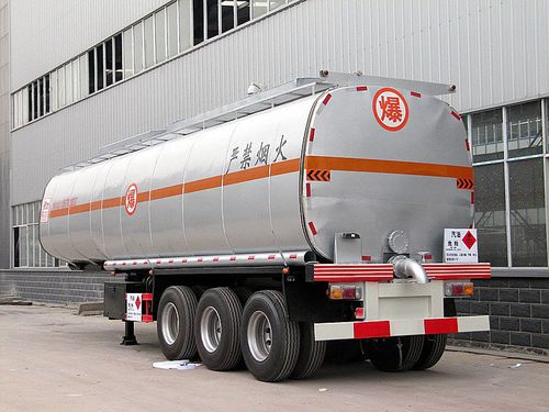 Semirimorchio per cisterna - CLW GROUP - per carburante / a 3 assi / trainato
