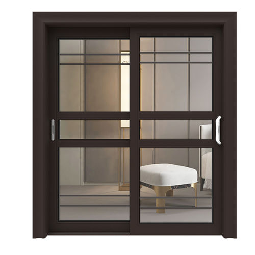 Sistema di porte scorrevole - Fujian Fen'an Aluminium Co., Ltd. - in alluminio / per interno