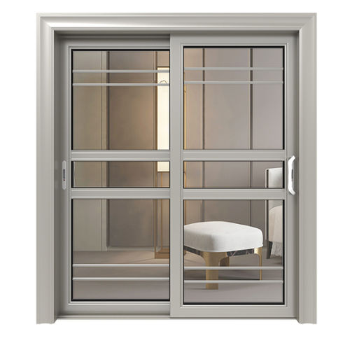 Sistema di porte scorrevole - J100 - Fujian Fen'an Aluminium Co., Ltd. - in alluminio / vetrato / per interno