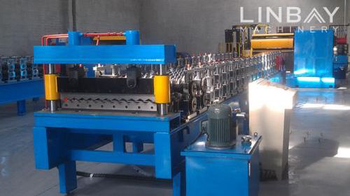 Profilatrice per silos in acciaio - WUXI LINBAY MACHINERY CO.,LTD - automatica / punzonatura / con taglio