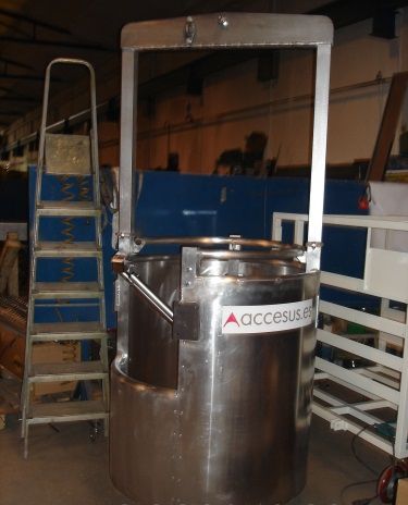 Piattaforma di sollevamento - FT-025 - ACCESUS - sospesa / porta-operatore / per cantiere