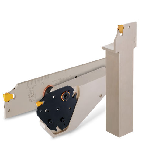 Utensile per scanalare e tranciare con piastrina rigida - CUT-SFEED - TAEGU TEC España - a grande velocità di avanzamento / con fluido di raffreddamento ad alta pressione