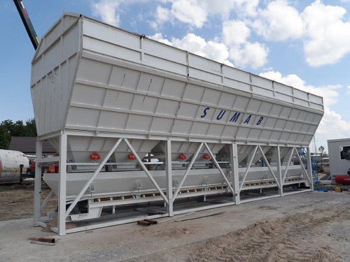 Centrale di betonaggio stazionario - SUMAB T-80 - Scandinavian UK Machines AB - compatto / automatico / continuo