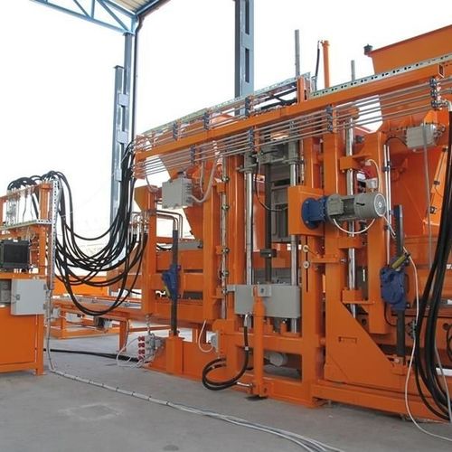 Blocchiera per manufatti stazionaria - R-1500 - Scandinavian UK Machines AB - in calcestruzzo / automatica