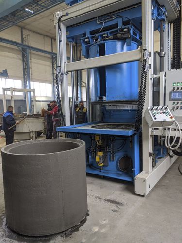 Blocchiera per manufatti in calcestruzzo - E-12L - Scandinavian UK Machines AB - automatica / mobile