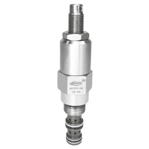 Valvola limitatrice di pressione a cartuccia - MDPR-08 series - Wenzhou Meric Hydraulic Technology Co.,Ltd - di regolazione di portata / a comando assistito / compatta