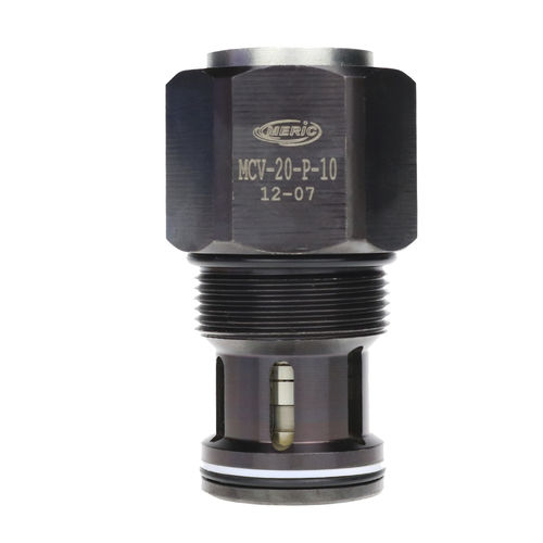 Valvola di ritegno a fungo - MCV-20-P series - Wenzhou Meric Hydraulic Technology Co.,Ltd - in acciaio / a molla / compatta