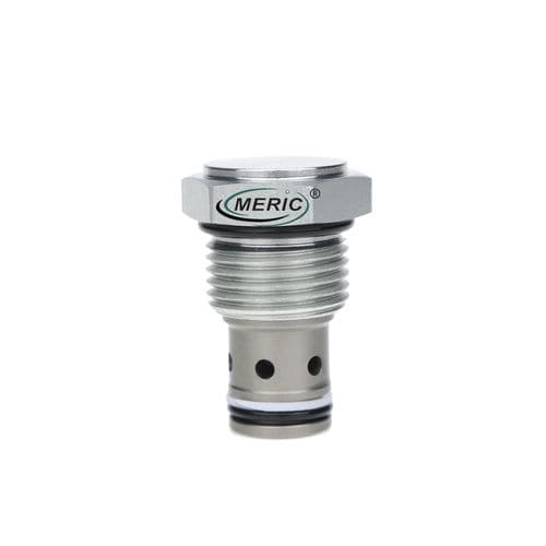 Valvola di ritegno a fungo - MCVR-10-P - Wenzhou Meric Hydraulic Technology Co.,Ltd - filettata / in acciaio / a molla