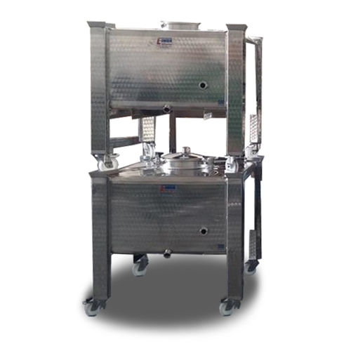 Serbatoio rettangolare - L - INOX d.o.o. - di stoccaggio / per vino / in acciaio inossidabile