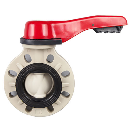 Valvola a farfalla - D71X-6F - Ningbo Baodi Plastic Valve Co., Ltd. - a leva / di controllo / per acqua