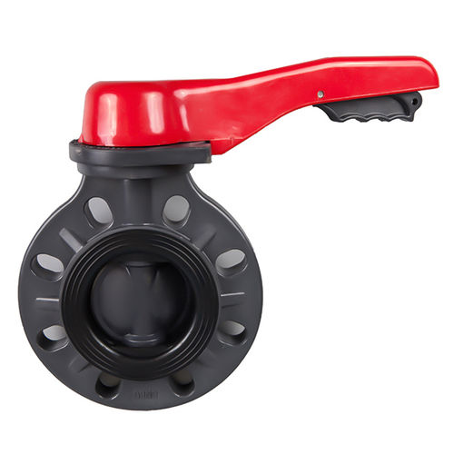 Valvola a farfalla - D71X-6F - Ningbo Baodi Plastic Valve Co., Ltd. - a leva / per acqua / per olio