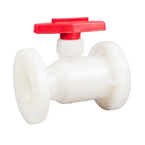 Valvola a sfera - Q41F-10S - Ningbo Baodi Plastic Valve Co., Ltd. - manuale / di controllo / con flangia