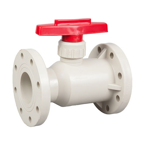 Valvola a sfera - Q41F-10S - Ningbo Baodi Plastic Valve Co., Ltd. - manuale / di controllo / con flangia