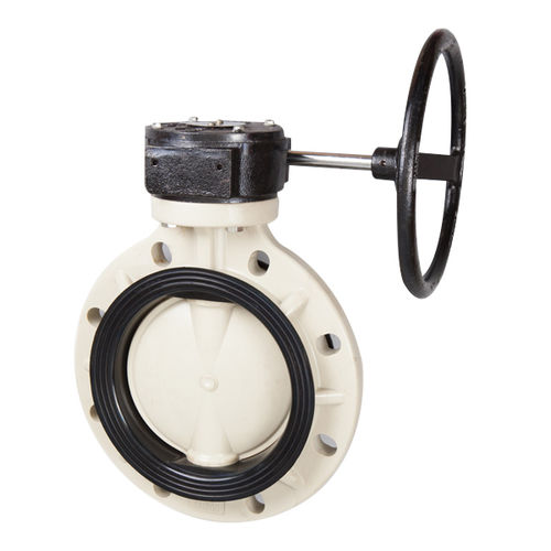 Valvola a farfalla - Ningbo Baodi Plastic Valve Co., Ltd. - con volante / di controllo / per prodotti chimici
