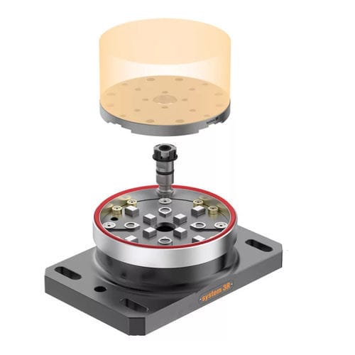 Mandrino di serraggio di pezzo di fresatura - MacroMagnum - GF Machining Solutions - manuale / di precisione / pneumatico