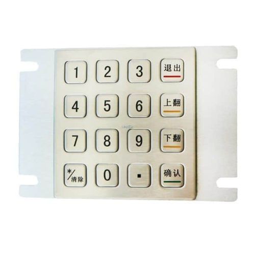 Tastiera numerica 16 tasti - MKA-44N - MATE TECHNOLOGY SHENZHEN LIMITED - ad incastro / USB / PS2