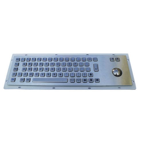 Tastiera antivandalismo - MKA-65-B - MATE TECHNOLOGY SHENZHEN LIMITED - ad incastro / a tasti meccanici / con mouse integrato a due tasti