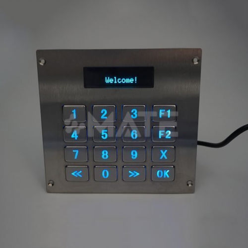 Tastiera numerica display LCD - MKA-44N-VFD - MATE TECHNOLOGY SHENZHEN LIMITED - 16 tasti / ad incastro / in metallo