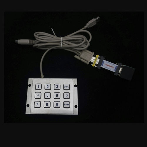 Tastiera numerica 12 tasti - MKA-12-NL-V2 - MATE TECHNOLOGY SHENZHEN LIMITED - ad incastro / in acciaio inossidabile / RS-232