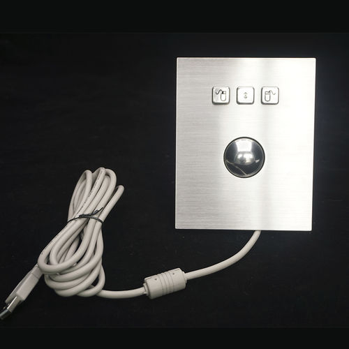 Trackball in acciaio inossidabile - MKA-01-BT - MATE TECHNOLOGY SHENZHEN LIMITED - meccanico / ad incastro / 38 mm