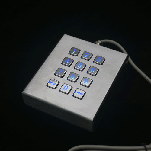 Tastiera numerica 12 tasti - MKA-34-NLM - MATE TECHNOLOGY SHENZHEN LIMITED - benchtop / in acciaio inossidabile / RS-232