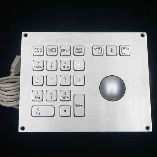 Tastiera numerica 18 tasti - MKA-18-BN - MATE TECHNOLOGY SHENZHEN LIMITED - ad incastro / a tasti meccanici / in alluminio