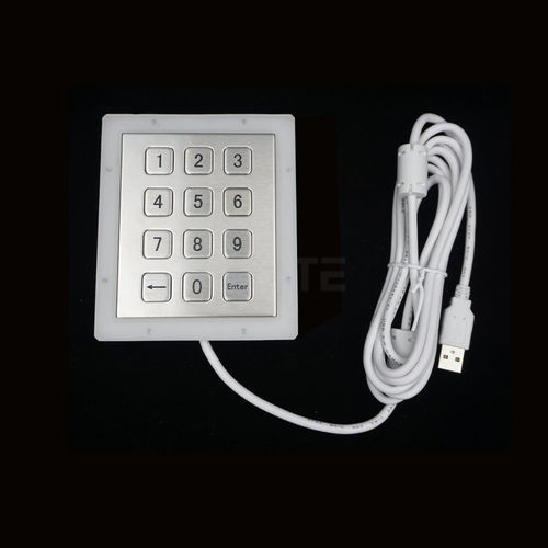 Tastiera numerica 12 tasti - MKA-12N-V1 - MATE TECHNOLOGY SHENZHEN LIMITED - ad incastro / in metallo / IP65