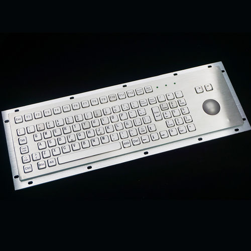 Tastiera ad incastro - MKA-95-BN - MATE TECHNOLOGY SHENZHEN LIMITED - 95 tasti / con trackball / per applicazioni industriali