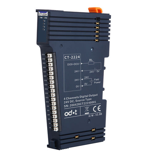 Modulo di uscita 4 canali - CT-2224 - ODOT Automation - digitale / Modbus RTU / EtherNet/IP