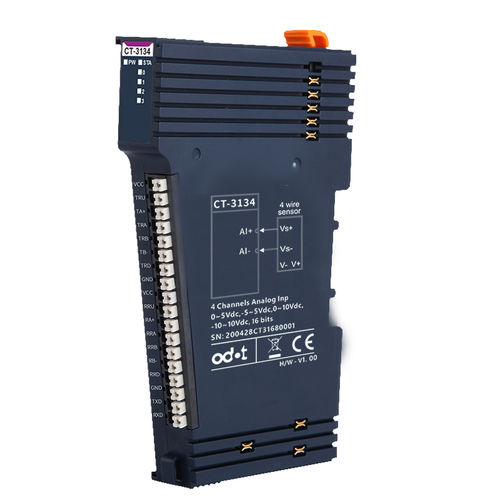 Modulo di ingresso 4 canali - CT-3134 - ODOT Automation - analogico / Modbus RTU / Modbus TCP