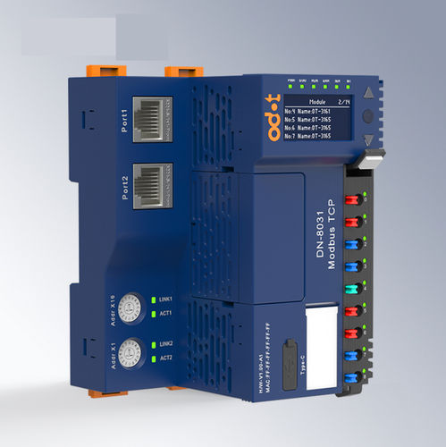 Modulo di comunicazione Modbus TCP - DN-8031 - ODOT Automation - RJ45 / 2 porte / per tramissione dati