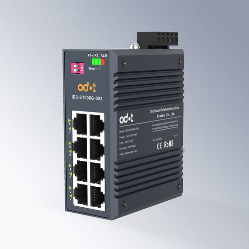 Switch Ethernet non gestibile - IES-ST008G-003 - ODOT Automation - 8 porte / Ethernet gigabit / a parete
