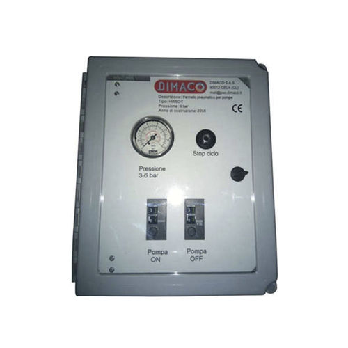 Pannello di controllo per pompa - Dimaco - pneumatico / automatico