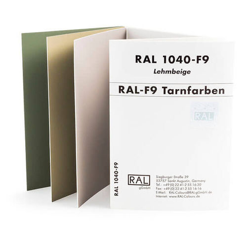 Cartella colori RAL - F9 - RAL colours