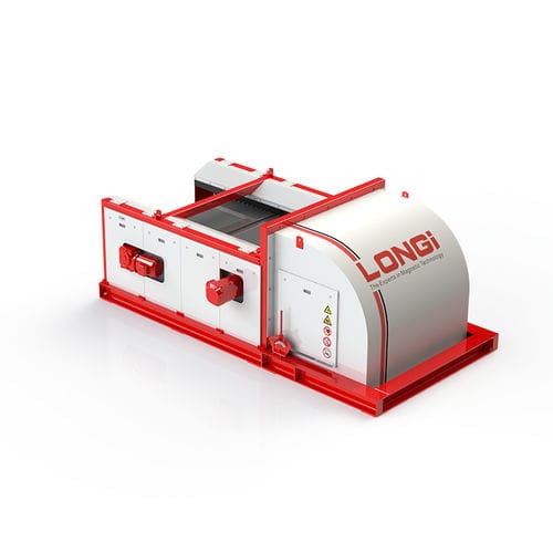 Separatore di metalli - LES - LONGi Magnet Co., Ltd - di materiale secco / a corrente di Foucault / per l'industria del riciclaggio