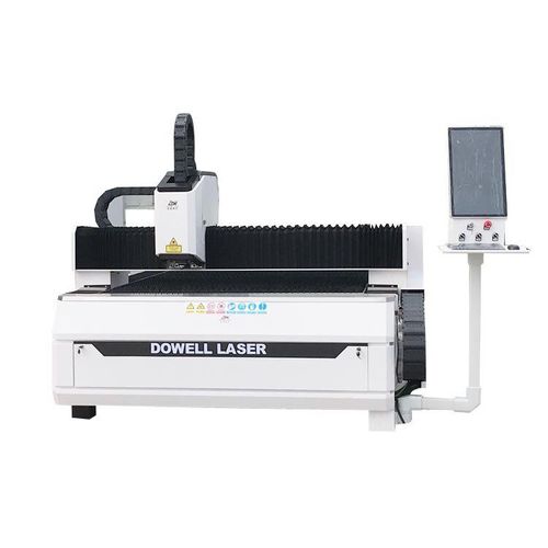 Macchina da taglio laser a fibra - 3015 - Jinan Dowell Photoelectricity Equipment Co., Ltd. - per alluminio / per acciaio inossidabile / per acciaio al carbonio