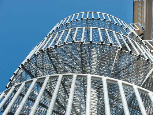 Scala a chiocciola - LG-SPECIAL - Lichtgitter GmbH - in acciaio galvanizzato